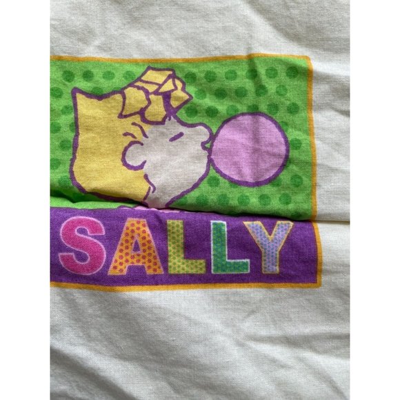 VTG Peanuts Snoopy Friends Comforter Charlie Linus cartoon 80 90s duvet blanket - Picture 12 of 16